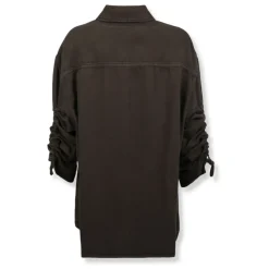 Keanu Tencel Denim Rouche Shirt