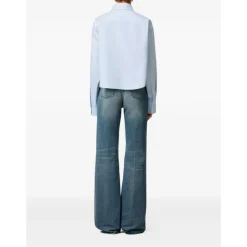 Klares Blaues Button-Down Hemd
