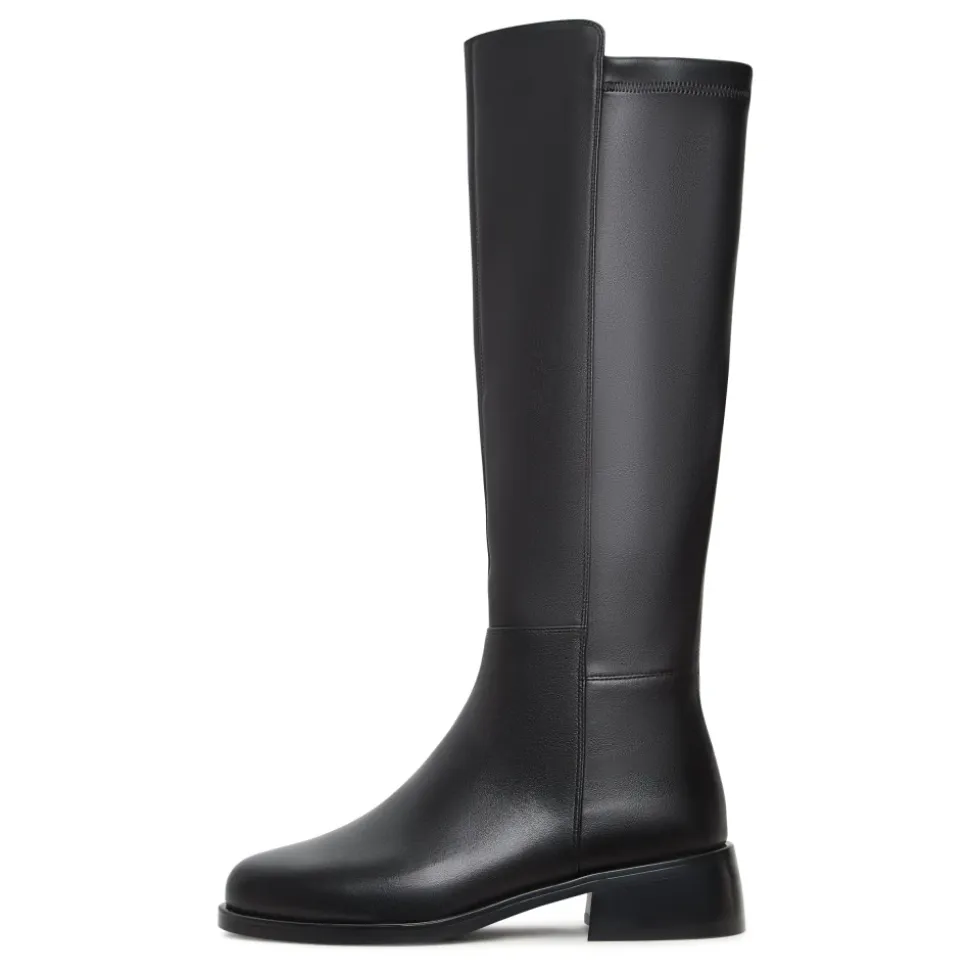 Klassische Kniehohe Stiefel Svi - Schwarz