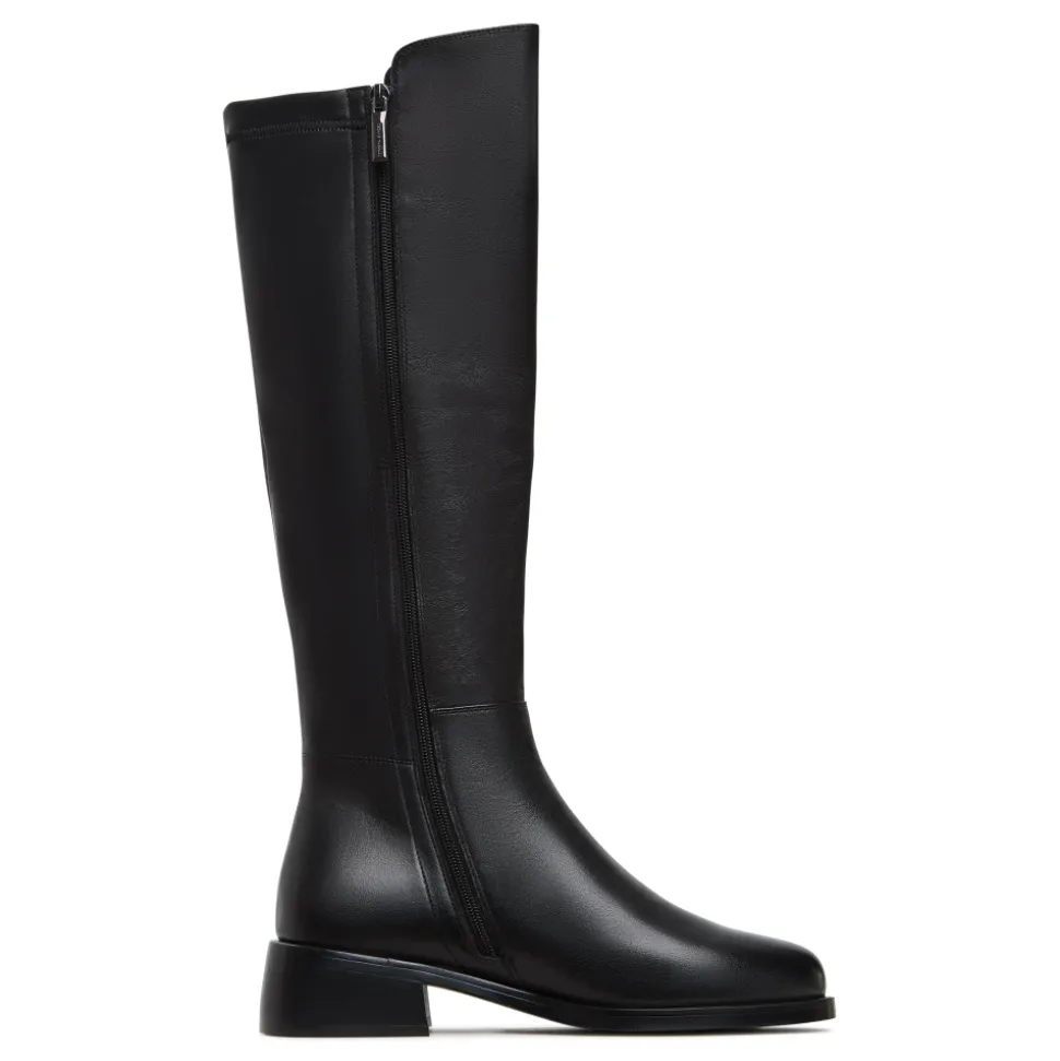 Klassische Kniehohe Stiefel Svi - Schwarz