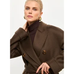 Klassischer, luxuriöser langer Mantel Rosie