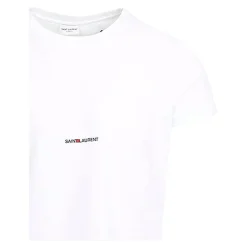 Klassisches T-Shirt mit kleinem Wortmarken-Logo