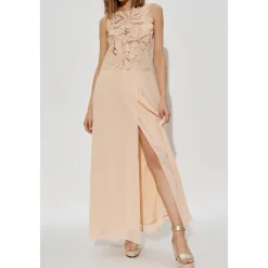 Kleid mit floralen Details