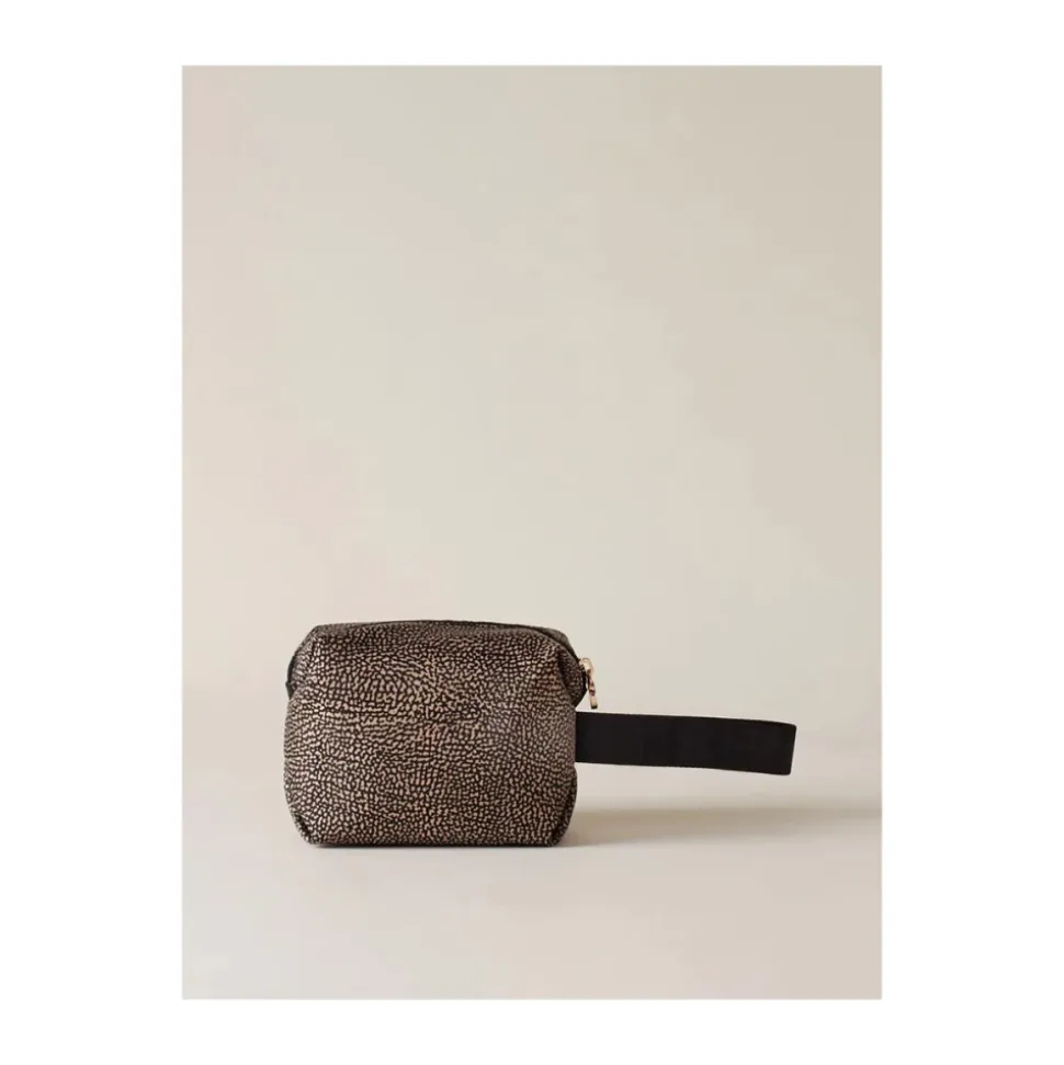 Kompakte Borbonese Kulturtasche aus Nylon