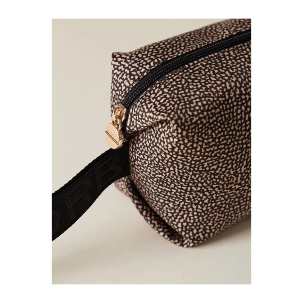 Kompakte Borbonese Kulturtasche aus Nylon