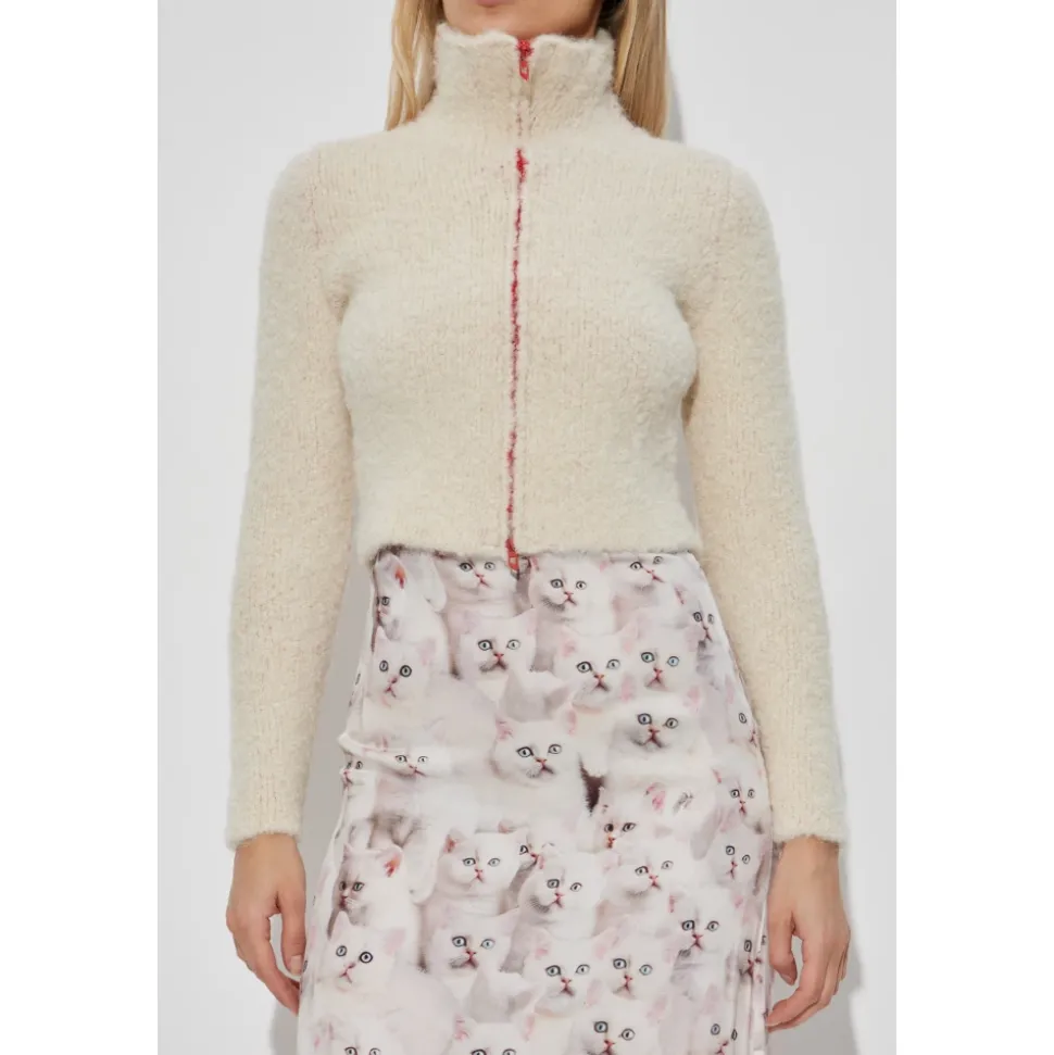 Kurze Strickjacke M-ELEONORE