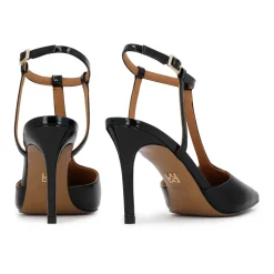Lack Pumps mit Knöchelriemchen