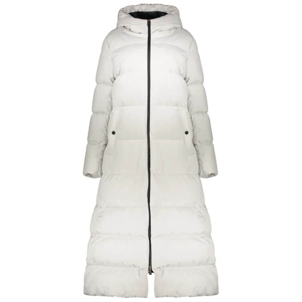 Lange Daunenjacke