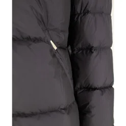 Lange Kapuzen-Daunenjacke Leichtes Nylon