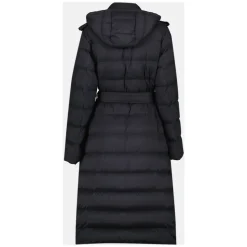 Lange Nylon Steppjacke