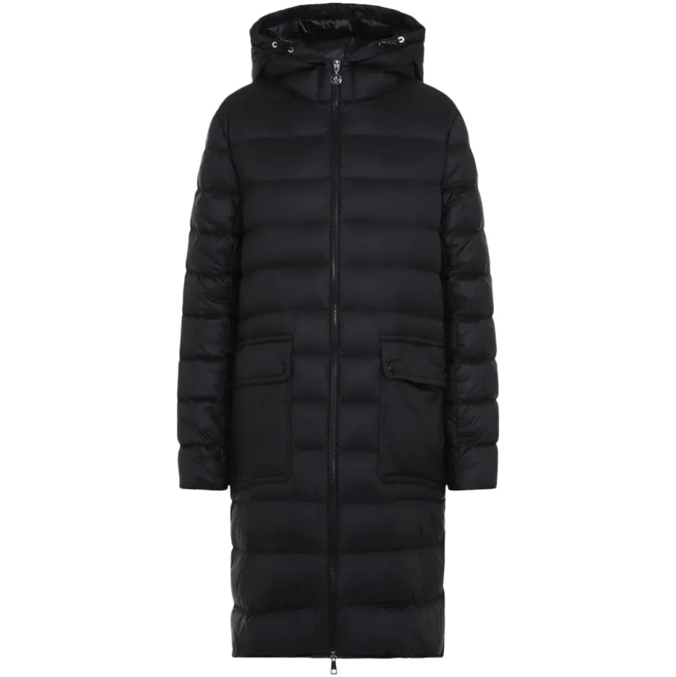 Lange Parka Jacke mit Kapuze