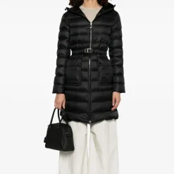 Lange Parka Jacke mit Kapuze