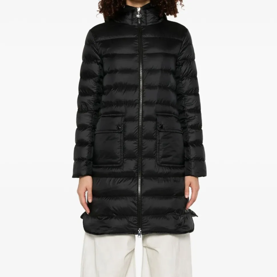 Lange Parka Jacke mit Kapuze