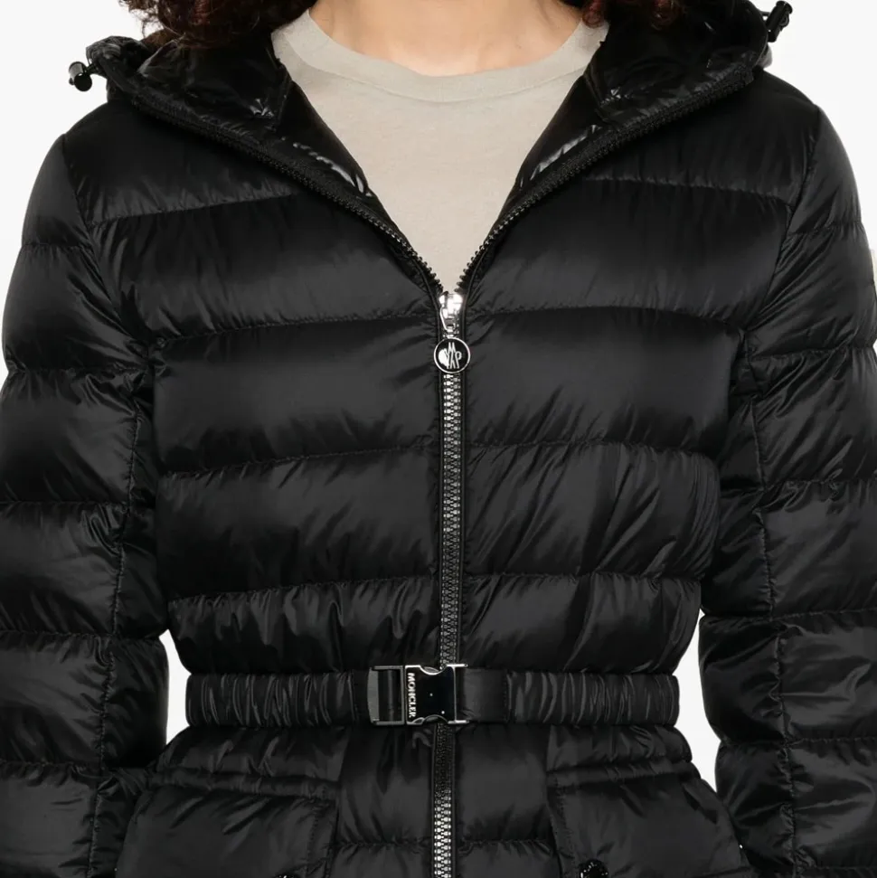 Lange Parka Jacke mit Kapuze