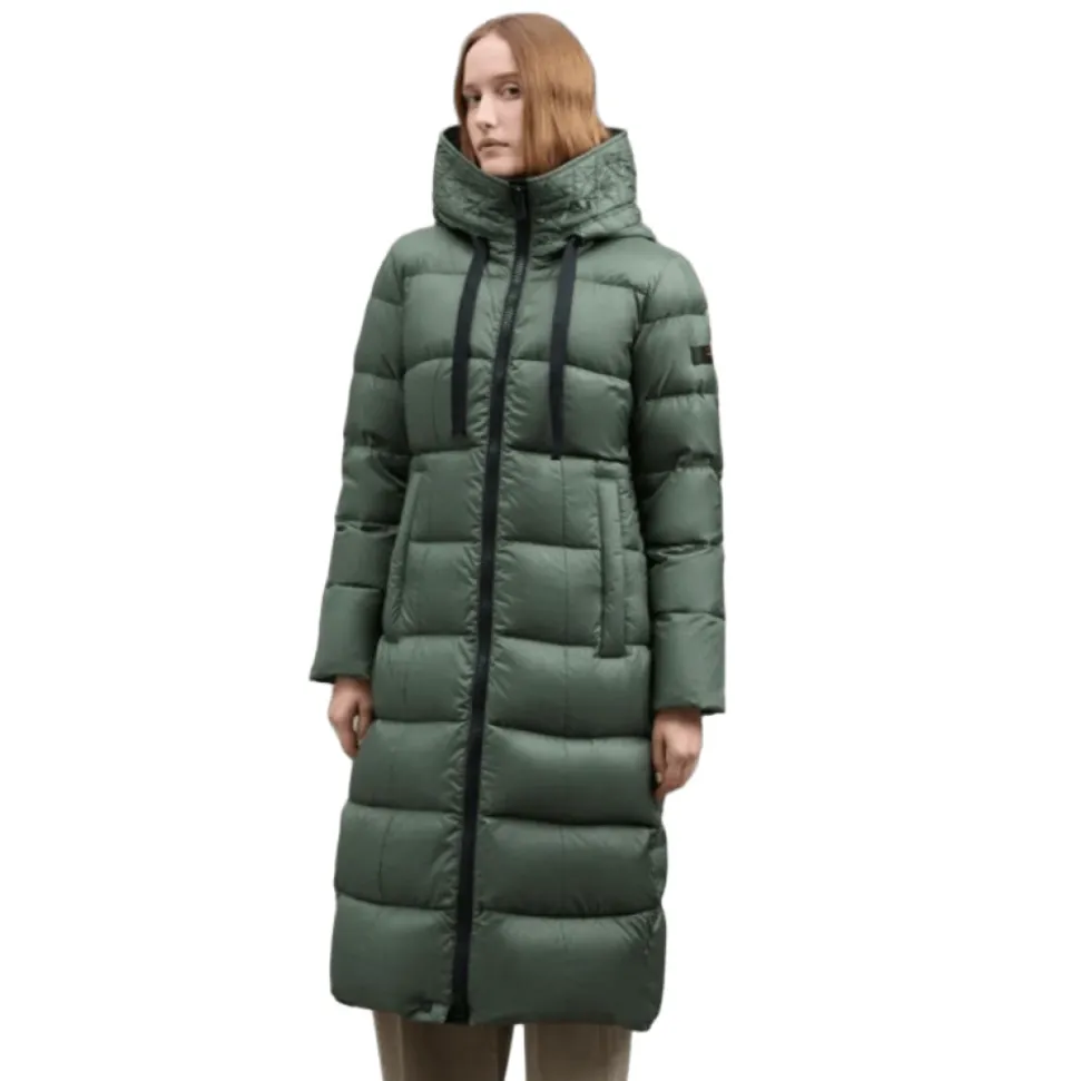 Lange Wasserabweisende Kapuzenjacke