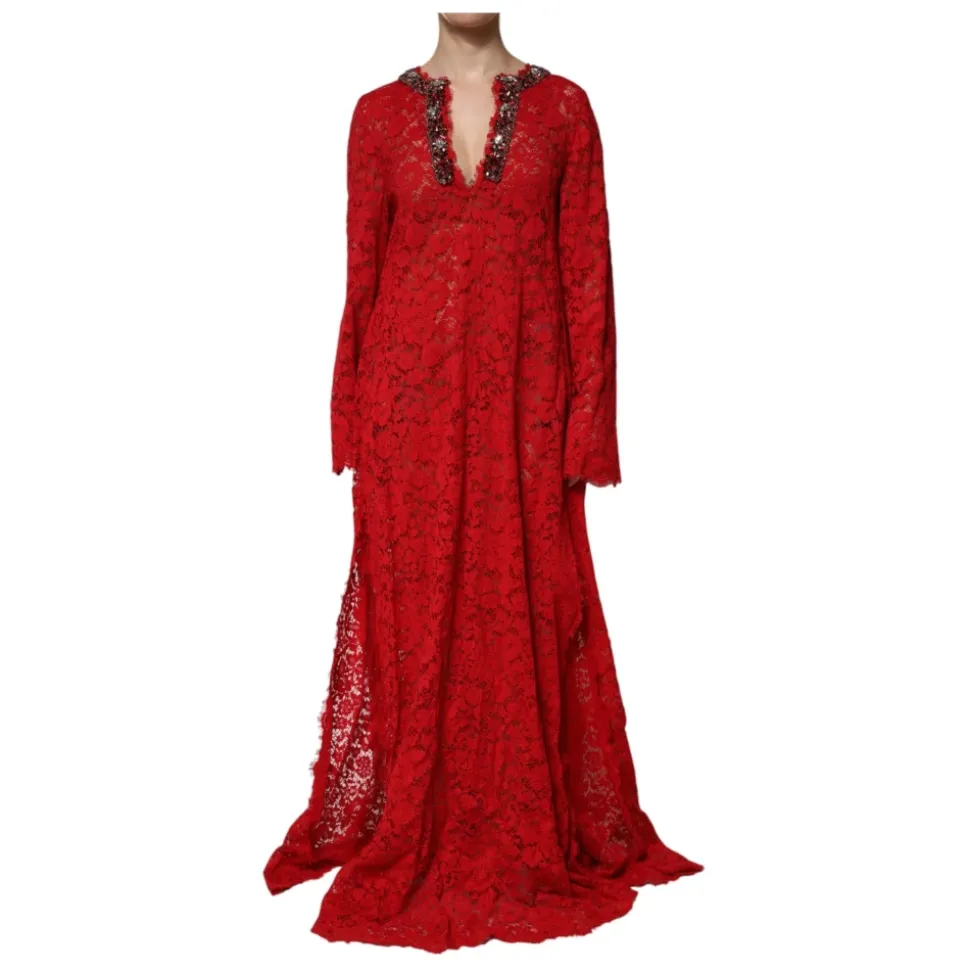 Langärmeliges Maxikleid