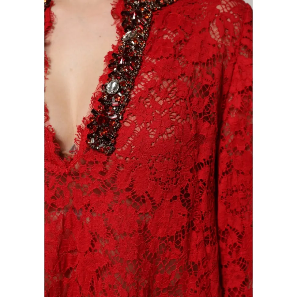 Langärmeliges Maxikleid