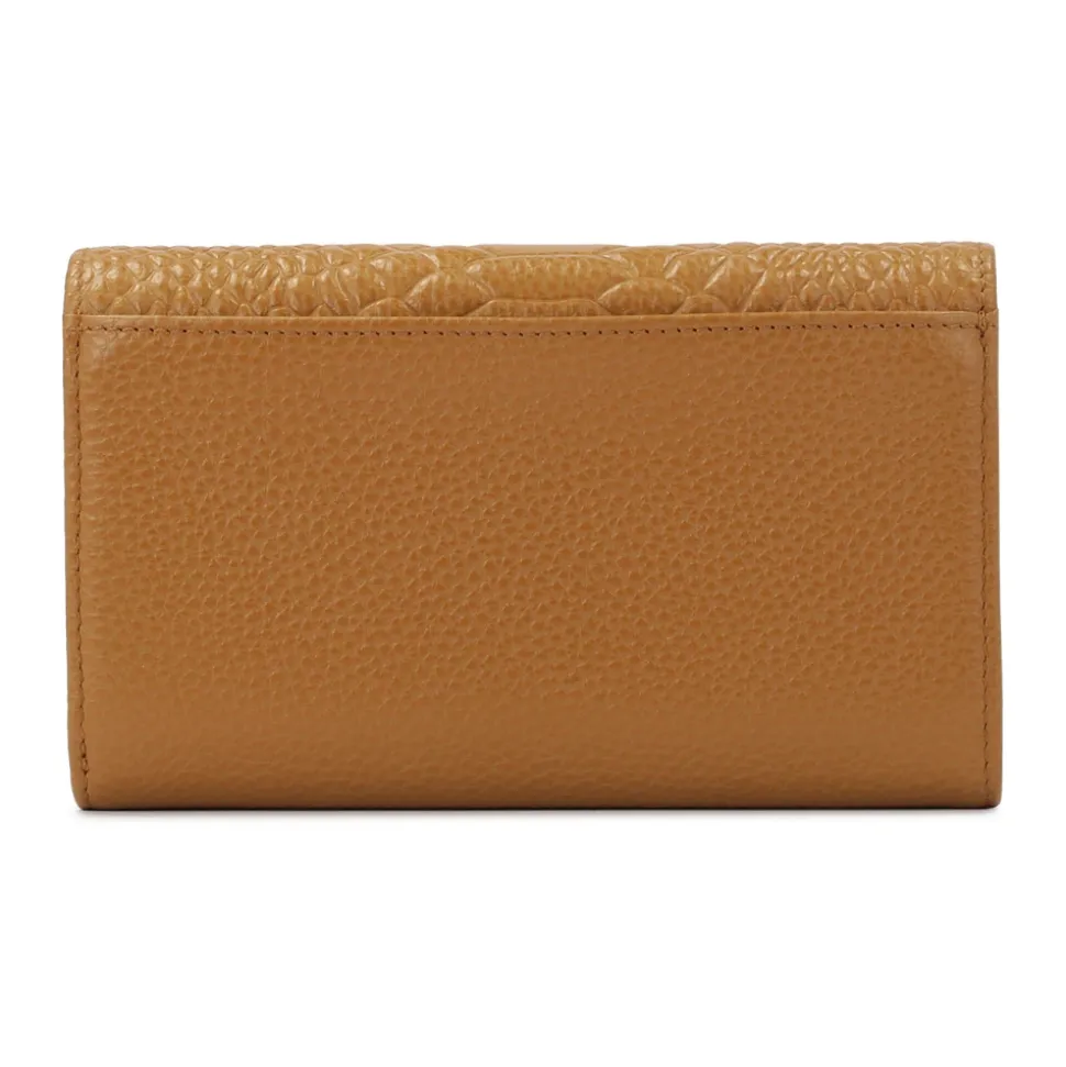 Lederbrieftasche mit exotischem Muster