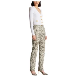 Lederhose im Schlangenleder-Look