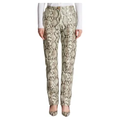 Lederhose im Schlangenleder-Look