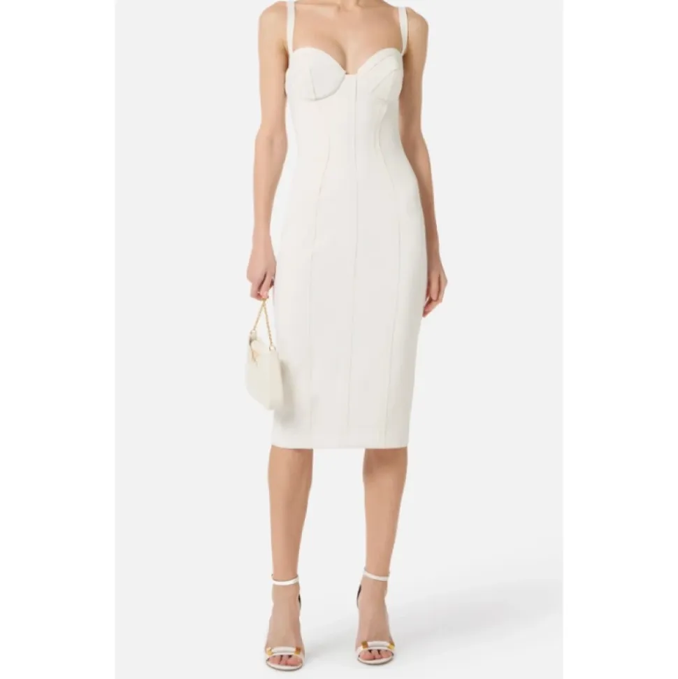 Leichtes Crêpe-Midikleid