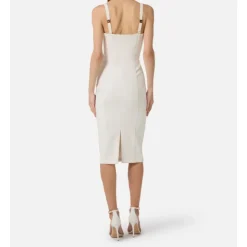 Leichtes Crêpe-Midikleid