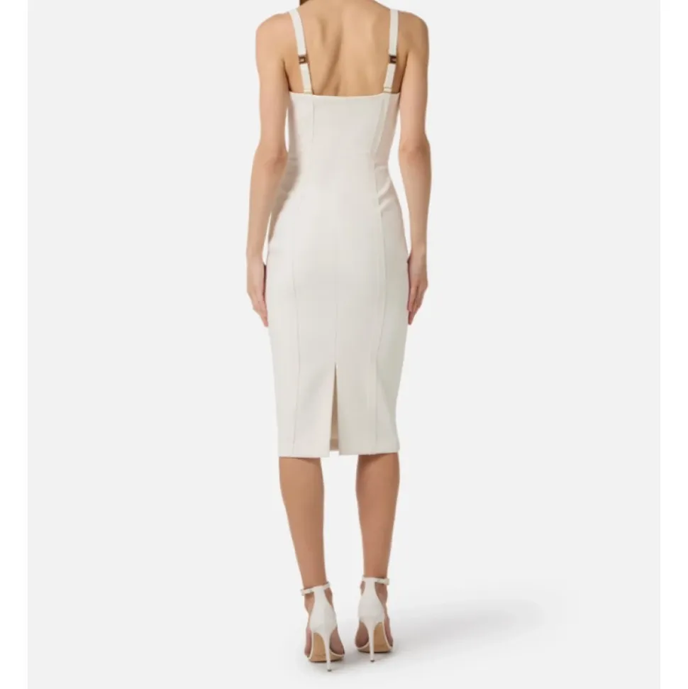 Leichtes Crêpe-Midikleid