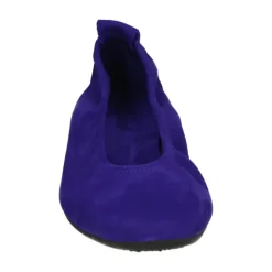 Lila Ballerinas mit Latexsohle