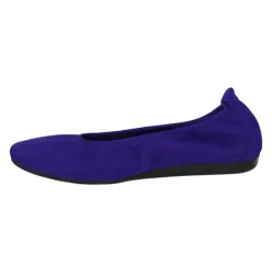 Lila Ballerinas mit Latexsohle