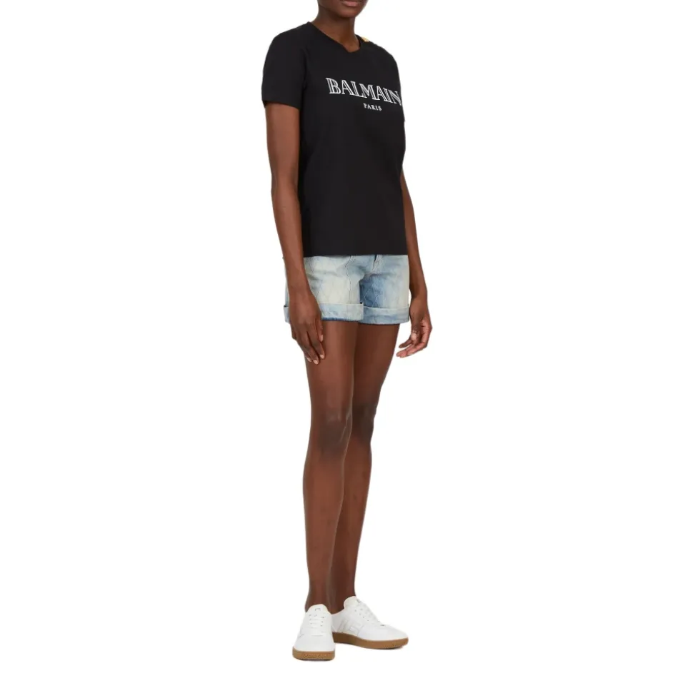 Logo Baumwoll-T-Shirt