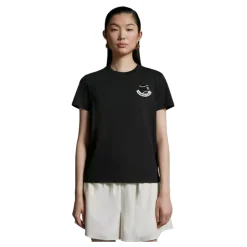 Logo-Patch Rundhals-T-Shirt