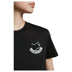 Logo-Patch Rundhals-T-Shirt