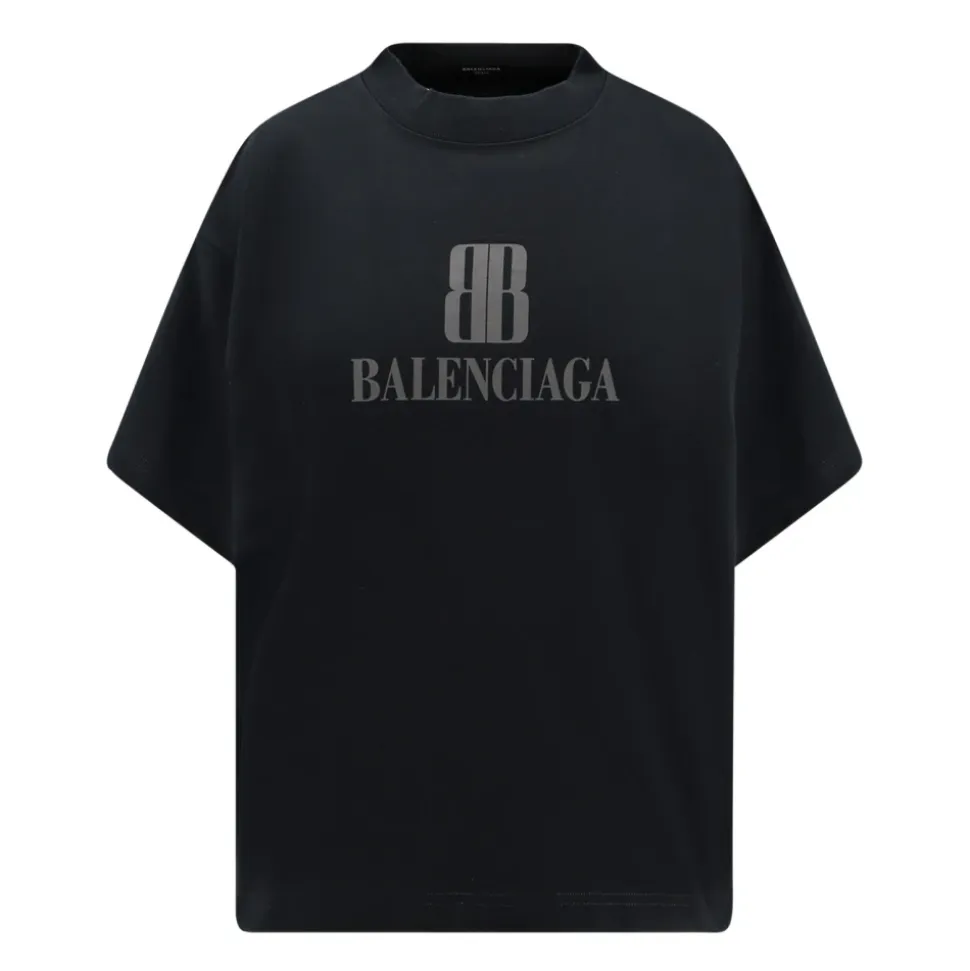 Logo-Print Kurzarm T-shirt