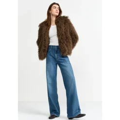 Long Hair Shearling Jacke