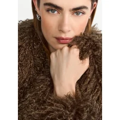 Long Hair Shearling Jacke