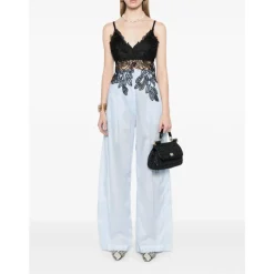 Macramé Foliage Crop Top