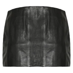 Meelar Leder Minirock