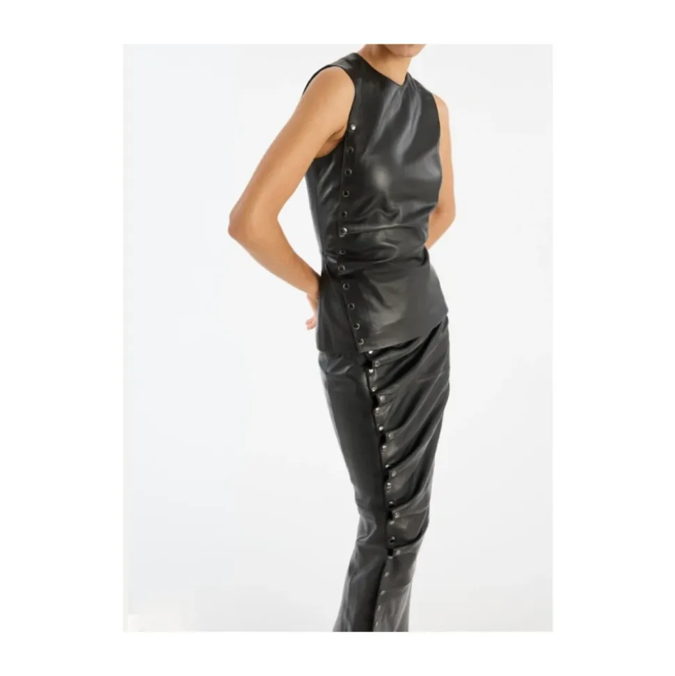 Midi Lederrock