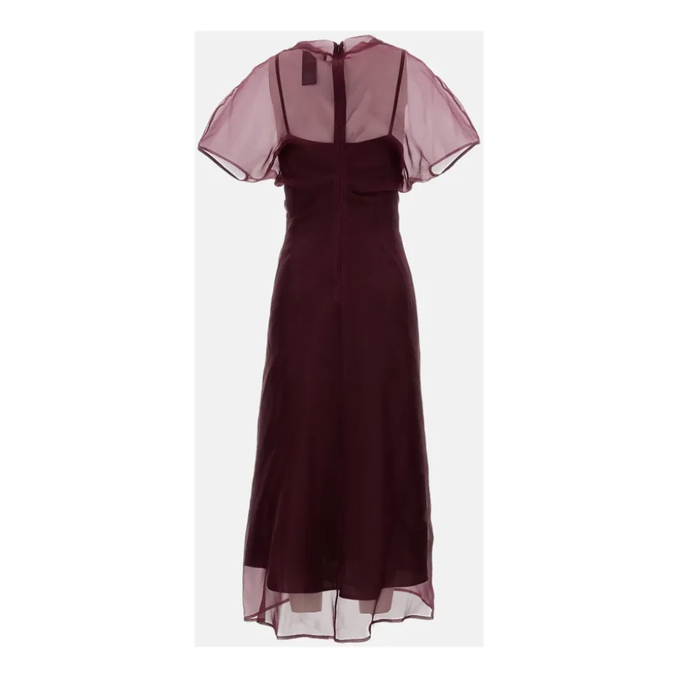 Midi-Kleid mit dünnen Trägern