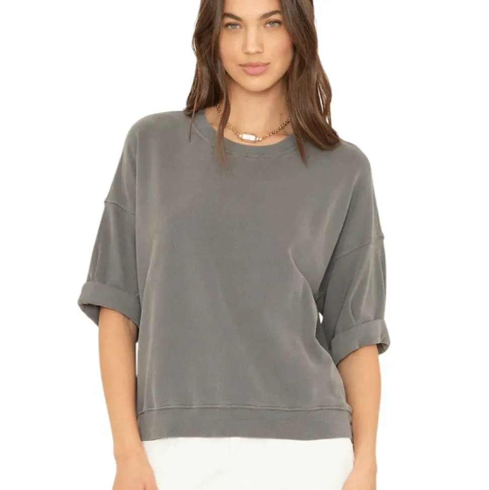 Mineral Wash Terry Sweatshirt