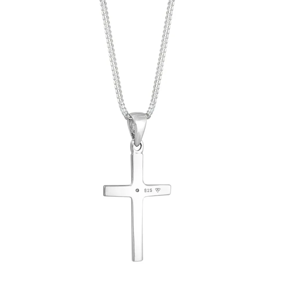 Minimal Cross Necklace