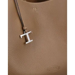 Mittelgroße Tote Bag aus Leder