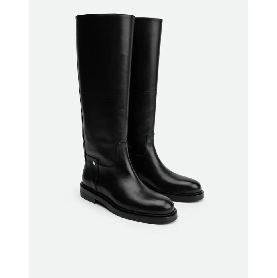 45mm Pointed-Toe Kniehohe Stiefel