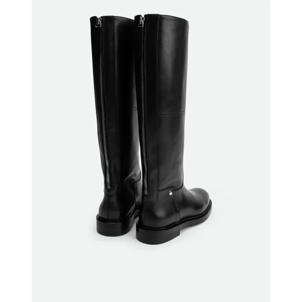 45mm Pointed-Toe Kniehohe Stiefel