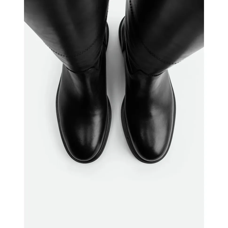45mm Pointed-Toe Kniehohe Stiefel
