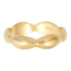 Moderner Ring mit geschwungener Bandform