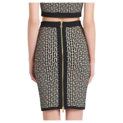 Monogram Knit Skirt
