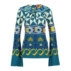 Mutiges Muster Superflare Top