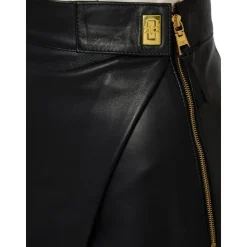 Nappa-Leder-Minirock