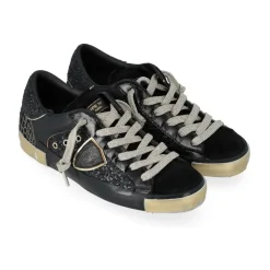 Niedrige Damensneakers in Gold